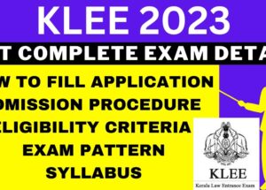 KLEE LLB 2023 Result Out: Download provisional rank list